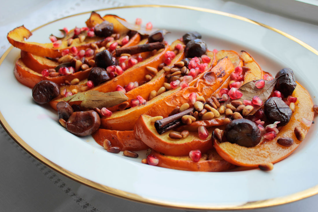 Roasted Pumpkin, Chestnut and Pine Nut Sharing Plate